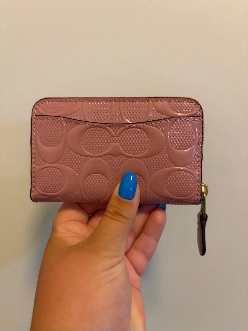 Coach glossy patent